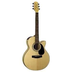   by Takamine ES34CFM Acoustic Electric Guitar Musical Instruments
