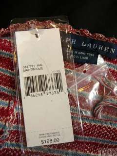 NWT $198 Ralph Lauren Crochet Knit Halter Top Large L  