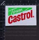 B231 Iron On Embroidery Patch Castrol Oil Badge