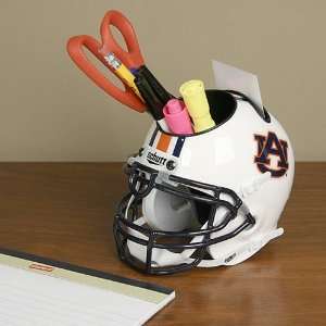 Auburn Tigers Miniature Football Helmet Desk Caddy  Sports 