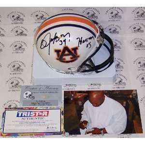   Jackson Autographed Mini Helmet   Riddell w85 Heisman Auburn Tigers