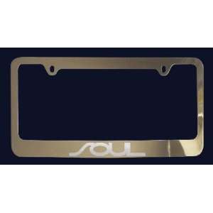 Kia Soul License Plate Frame (Zinc Metal)