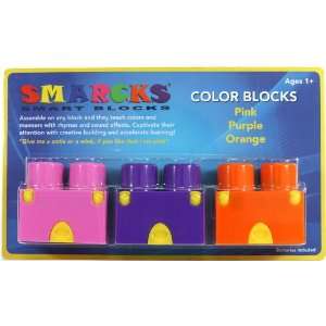    Purple, Pink & Orange Talking Building Blocks Toys & Games
