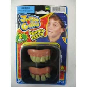  Jokes & Gags Funny Teeth 2 Pack Toys & Games