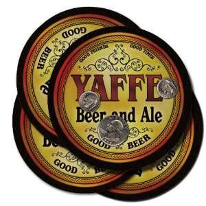  YAFFE Family Name Beer & Ale Coasters 