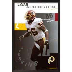  Washington Redskins  Lavar Arrington Framed Art Framed 