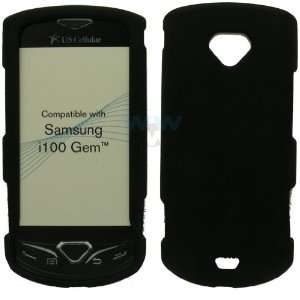  For Samsung Gem i100 Silicone Skin Case Cover BLACK 