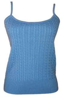 NWT $98 Ralph Lauren Blue Cable Knit Sweater Tank Top  