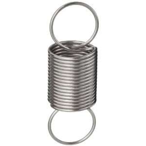  Spring, 316 Stainless Steel, Inch, 0.5 OD, 0.034 Wire Size, 1.5 