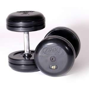  37.5 lbs Pro Style Rubber Dumbbells
