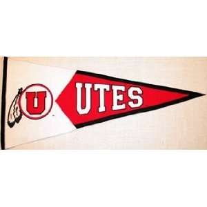  Utah Utes 40.5x17.5 Classic Wool Pennant Sports 