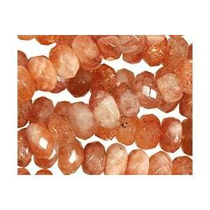  Sunstone Beads Faceted Rondelle 5 6x8 9mm Arts, Crafts 
