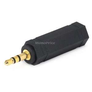  3.5mm Stereo Plug to 6.35mm (1/4 Inch) Stereo Jack Adaptor 
