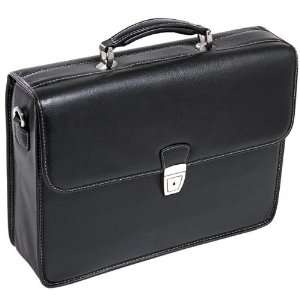  ASHBURN 15145 Black Leather Leather Laptop Case McKlein 