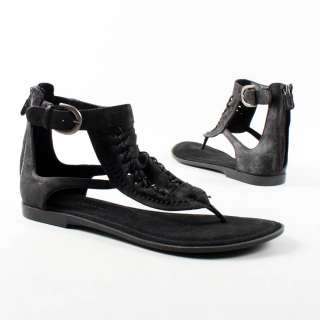 MAKOWSKY Womens Leather Sandal Designer Thong Sz 7.5  