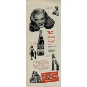   Production.  1947 Royal Crown Cola Ad, A3978A. **THIS IS AN AD