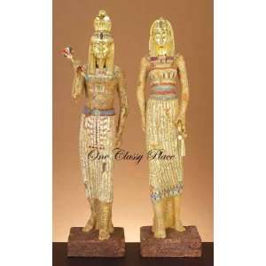  Egyptian Royal Figures (Set Of 2)