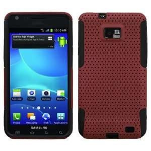  Hybrid Design Red/Black Snap On Protector Case for (AT&T 