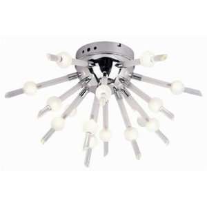  Fifteen Light Flush Mount Size H17.75 X W14.00 TRMDN 