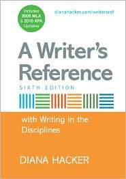 Writers Reference with Writing in the Disciplines with 2009 MLA and 
