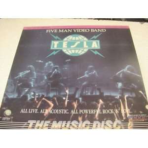 Laserdisc Tesla Five Man Video Band Music Video, All Accoustic, All 