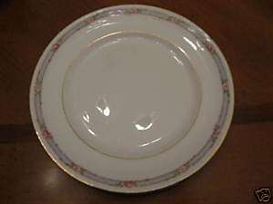Derwood, W.S. George 126A, 3 bread plates gold & roses  