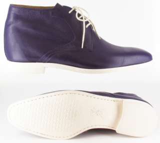 New $750 Sutor Mantellassi Purple Shoes 8/7  