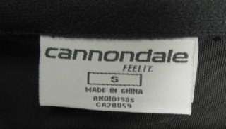 Cannondale Mens Black Cycling Biking Vest Full Zipper Small  
