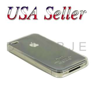 CLEAR SOFT TPU SILICONE GEL HARD CASE COVER iPHONE 4 4G  