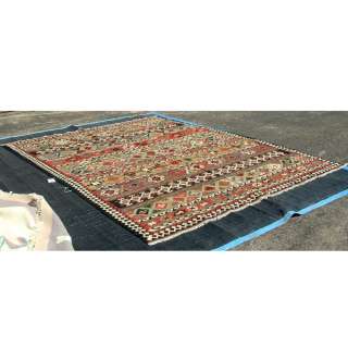 9ft x 12ft Kilim Hand Knotted Wool Rug 70 % OFF MR11206  