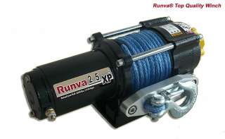 Name Runva 2500lb 12v ATV Winch (Expert Package, With Synthetic 