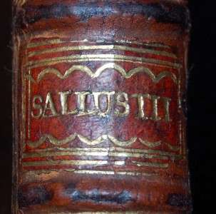 GAIUS SALLUSTIUS CRISPUS 1744 ROMAN Cataline Jugurthine War 