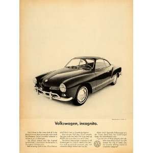  1965 Ad Volkswagen Karmann Ghia VW Vintage Antique Cars 