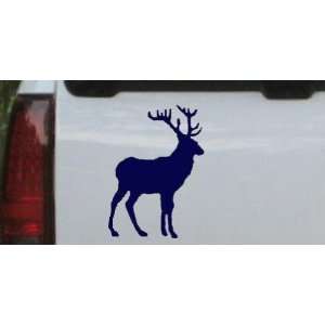 Navy 32in X 23.0in    Deer Shadow (whole body) Hunting And Fishing Car 