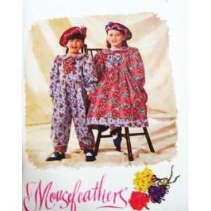 McCALLS 6817 MOUSEFEATHERS Little Girl Jumpsuit, Dress Size 4,5,6 Sew 