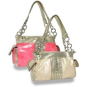  Handbag  Chain Accented Fashion Handbag 