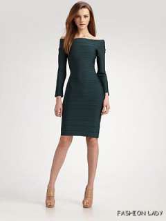 New long sleeve Cocktail Bodycon Bandage Dress S M L  