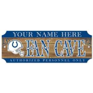    Indianapolis Colts Personalized 6x17 Wood Signs