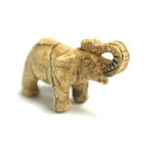  Little Fossilized Wood Crystal Elephant 