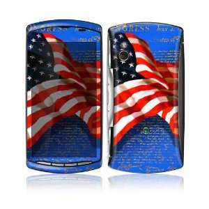   Xperia Play Decal Skin Sticker   Flag of Honor 