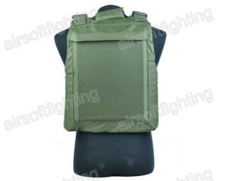Airsoft Tactical Replica Down Body Plate Carrier Vest OD A  