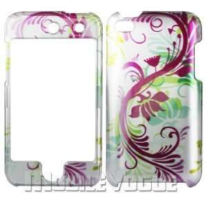   On Hard Case Floral and Sunflower Background Design 2DPC IPTOUCH4 7452