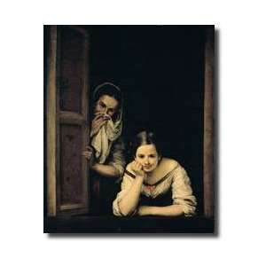  Women From Galicia At The Window 1670 Giclee Print