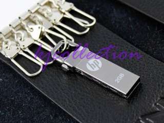 HP 32G 32GB USB Flash Drive KeyChain Lock Metal v250w  