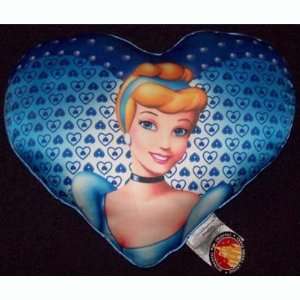  Disney World Princess Cinderella Heart Toss Pillow