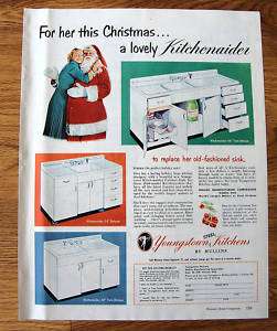 1949 Youngstown Kitchens by Mullins Ad Kitchenaider  
