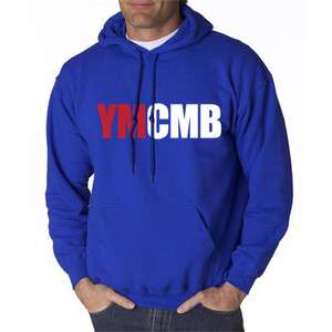 YMCMB HOODIE YOUNG MONEY LIL WEEZY t WAYNE SHIRT ROYAL  