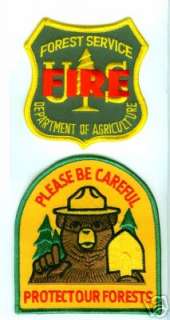 VINTAGE FOREST SERVICES SMOKY BEAR PREVENT FIRE PATCH  