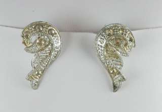 Victorian Angel Wings Scarf / Dress Clips  Late 1800s  