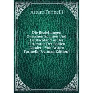   Farinelli (German Edition) (9785875813825) Arturo Farinelli Books